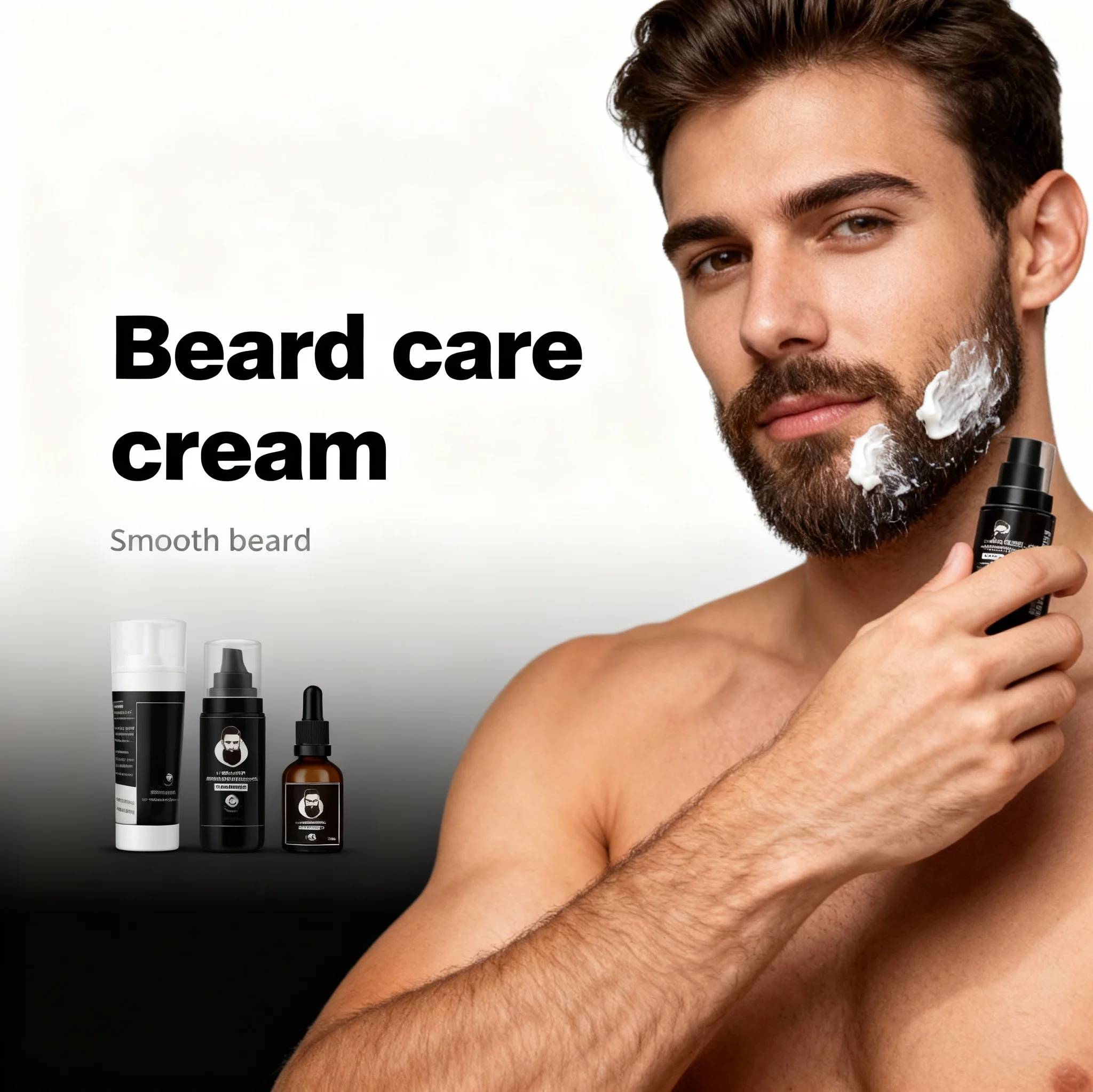 Aftershave Balm Mens - 남성용 수염밤 영양 공급 소프트너 보습