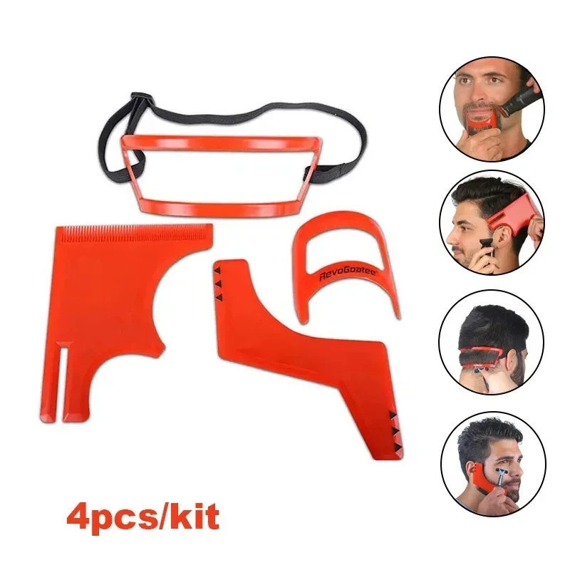 2/4Pcs 남자의 수염 빗 헤어 트리머 플라스틱 남자 - Men'S Grooming Hair 리뷰 및 가격
