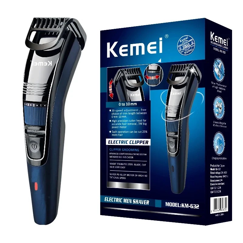Kemei 남성용 632 조절식 수염 헤어 트리머, 충 - Men'S Face Grooming 리뷰 및 가격