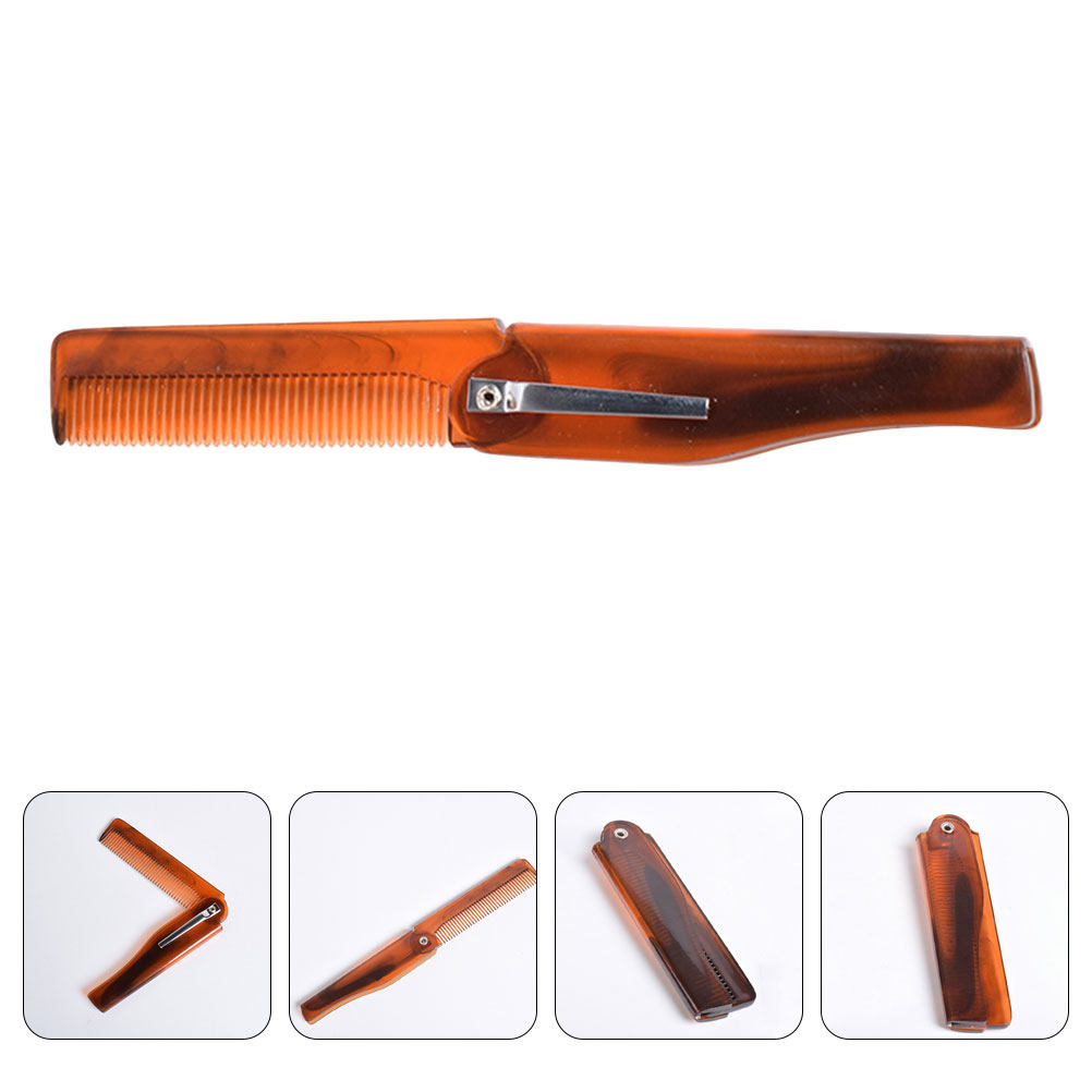 남성용 접이식 헤어 빗, 휴대용 포켓 수염 빗, 미세한 - Men'S Grooming Hair 리뷰 및 가격