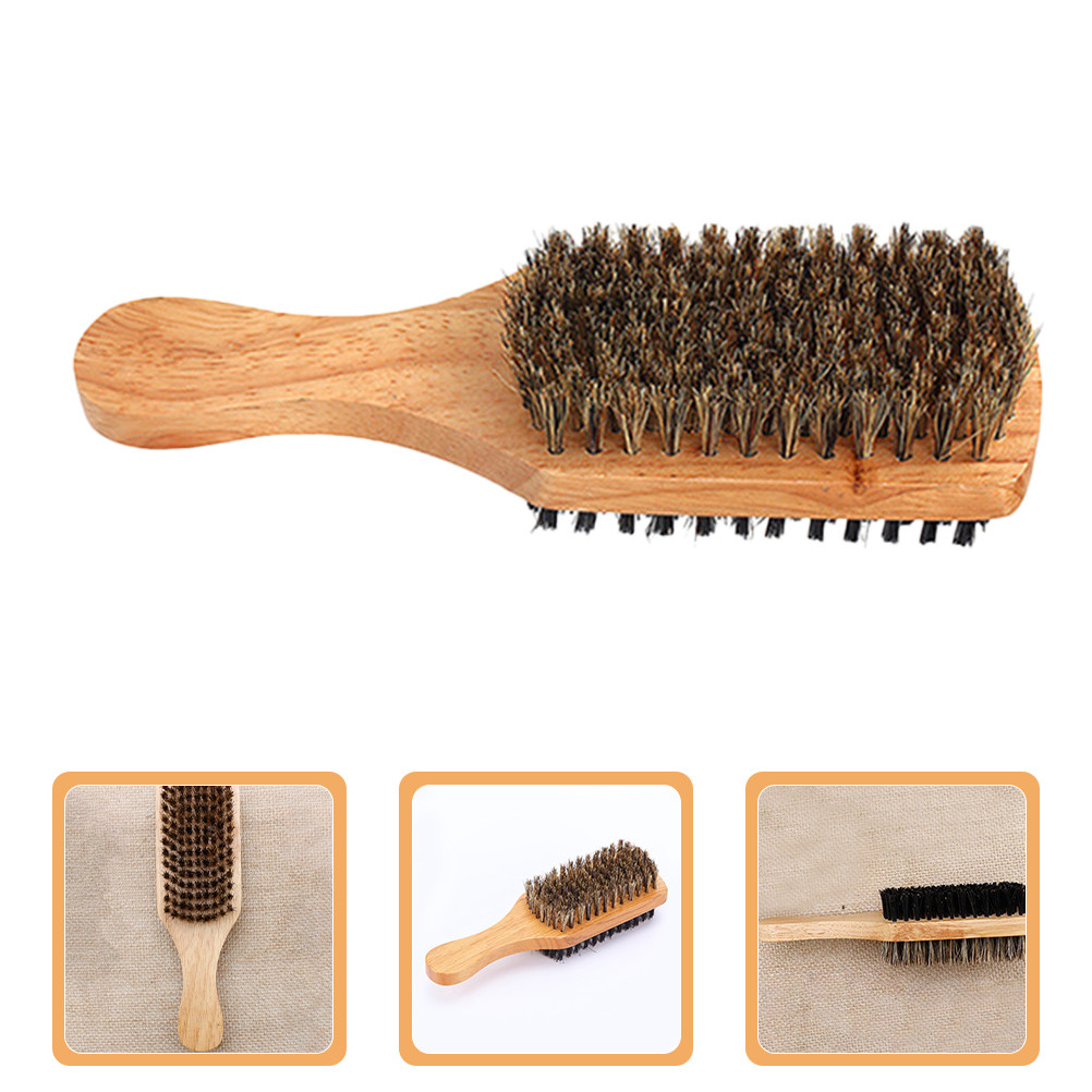 2Pcs 수염 스타일링 빗 양면 멧돼지 강모 브러시 인 - Men'S Grooming Hair 리뷰 및 가격