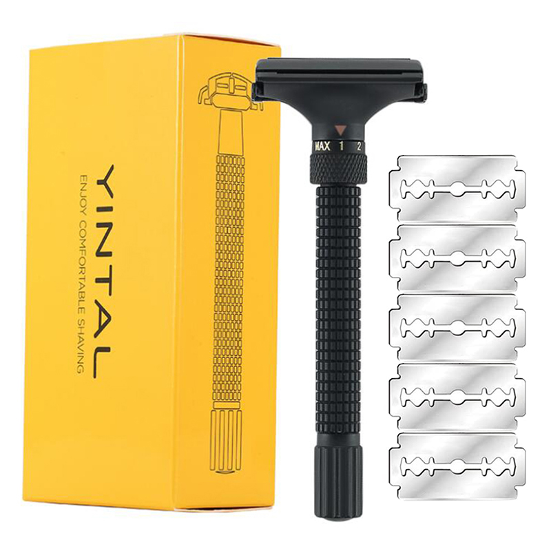 정밀 조절 남성용 면도기 - 이중날 안전 버터플라이 황 - Men'S Grooming Blade 리뷰 및 가격